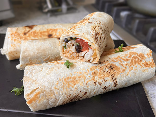Chicken Thigh Burrito