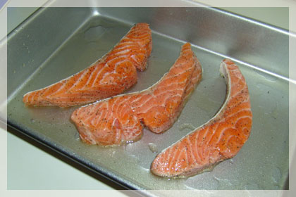 Baked Salmon With Creamy Sauce photo instruction 1