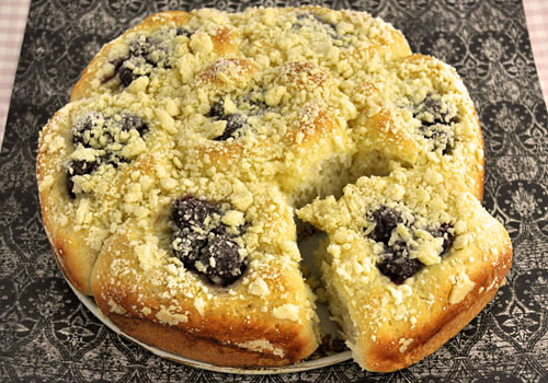 Cherry Buns with Crumb Topping photo instruction 8 Cherry Buns with Crumb Topping photo instruction 8