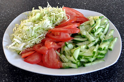 Chicken Shawarma with Vegetables photo instruction 4
