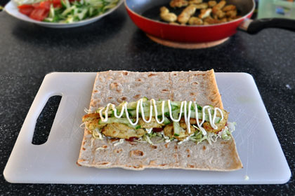 Chicken Shawarma with Vegetables photo instruction 7
