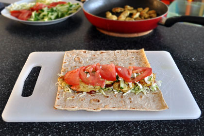 Chicken Shawarma with Vegetables photo instruction 8