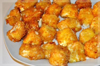Жареные Кубики Моцареллы