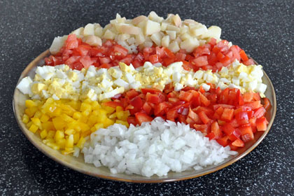 Pork Salad with Vegetables photo instruction 2