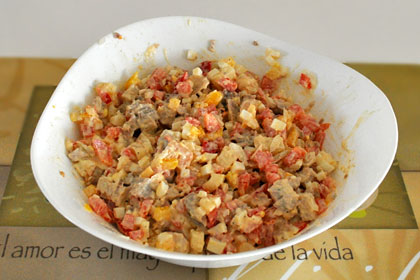 Pork Salad with Vegetables photo instruction 4