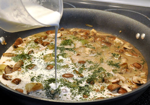 Pork with Mushrooms and Leeks photo instruction 3