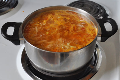 Russian Cabbage Soup Shchi photo instruction 5 Russian Cabbage Soup Shchi photo instruction 5