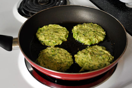 Zucchini Scallion Pancakes (Fritters) photo instruction 4