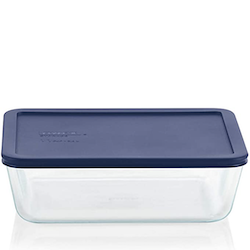 Glass dish 6-cup